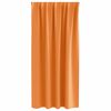 vidaXL Blackout Curtains with Rings 2 pcs Orange 175 x 140 cm