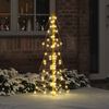vidaXL Christmas Tree with 100 LEDs Warm White 120 cm PET