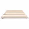 vidaXL Floor Bed Frame White 75 x 190 cm Solid pine wood