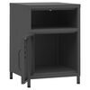 vidaXL Nightstand Anthracite 35x35x51 cm Steel