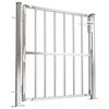 vidaXL Garden Gate 100x95 cm Stainless Steel