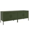 vidaXL TV Cabinets 2 pcs Olive Green 68x39x50.5 cm Steel