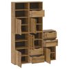 vidaXL Side Cabinets 5 pcs "ODDA" 40x24x79 cm Solid Wood Pine