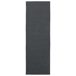 vidaXL Rug Runner ORIZ 1150 gsm Black Mesh Pattern