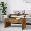 vidaXL Coffee Table Smoked Oak 80x50.5x41.5 cm Engineered Wood