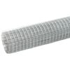 vidaXL Chicken Wire Fence Galvanised Steel 10x0.5 m Silver