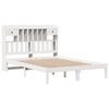vidaXL Bookcase Bed without Mattress White 140x200 cm Solid Wood Pine
