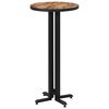 vidaXL Bar Table Round &Oslash;55x110 cm Solid Reclaimed Teak