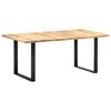 vidaXL Dining Table | Natural | Solid Mango Wood | 180 cm