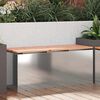 vidaXL Garden Bench Silver 100 x 40 x 43 cm Galvanised steel
