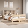 vidaXL Bookcase Bed without Mattress 140x190cm Solid Wood Pine