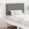 vidaXL Upholstered Headboard with Headboard White and Light Grey 80 cm