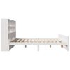 vidaXL Bookcase Bed without Mattress White 120x200cm Solid Wood Pine