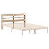 vidaXL Headboard with Shelves 135 cm Solid Wood Pine