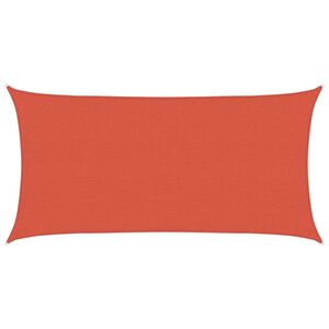 vidaXL Sunshade Sail 160 g/m&sup2; Terracotta 2x3.5 m HDPE