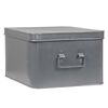 LABEL51 Storage Box Media 35x27x18 cm XL Antique Grey