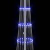 vidaXL LED Christmas Tree with 230 LEDs Blue 51 x 51 x 190 cm Metal