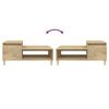 vidaXL Coffee Table Sonoma Oak 100x50x45 cm Engineered Wood
