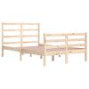vidaXL Bed Frame without Mattress Solid Wood Pine 120x200 cm