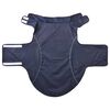 vidaXL Dog Raincoat with Reflective Strips Polyester Navy Blue 3XL