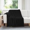 vidaXL Throw Blankets 6 pcs Black 200 x 150 cm Fleece