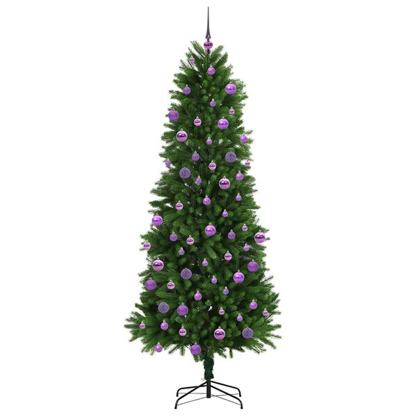 vidaXL Christmas Tree with 300 LEDs with Stand Green 240 cm PE