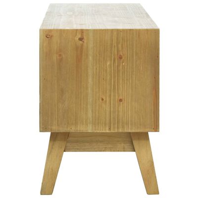 vidaXL TV Cabinet Carving Brown 120x30x42 cm Wood