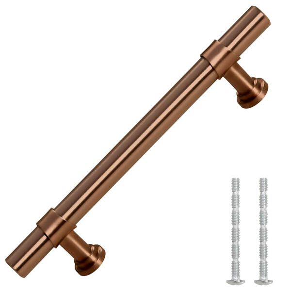vidaXL Cabinet Handles 10 pcs Bronze 96 mm Stainless Steel