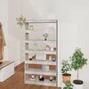 vidaXL Book Cabinet/Room Divider Grey Sonoma 100x30x198 cm Engineered wood