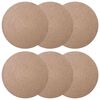 vidaXL Jute Placemets 6 pcs Natural &Oslash; 30 cm 100% Tossa Jute
