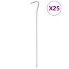 vidaXL Tent Pegs 25 pcs 23 cm &Oslash;4 mm Galvanised Steel