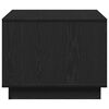 vidaXL Coffee Table Black Oak 55 x 55 x 42 cm Engineered Wood
