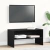 vidaXL TV Cabinet Black Oak 80x40x40 cm Engineered Wood