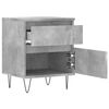 vidaXL Bedside Cabinets 2 pcs Concrete Grey 40x35x50 cm Engineered Wood