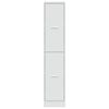 vidaXL Apothecary Cabinet High Gloss White 30x41x144.5 cm Engineered Wood