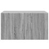 vidaXL Wall Cabinet Grey Sonoma 70x42.5x40 cm Engineered Wood