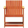 vidaXL Garden Chair Wax Brown 62x56x77 cm Solid Wood Pine