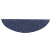 vidaXL Stair Mats Self-adhesive 10 pcs 56x17x3 cm Blue Half Round