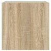 vidaXL TV Wall Cabinets with LED Lights 2 pcs Sonoma Oak 40.5x35x40 cm