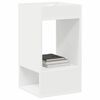 vidaXL End Table White 30 x 30 x 56 cm Engineered Wood