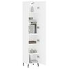 vidaXL Highboard White 34.5x34x180 cm Engineered Wood