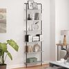 vidaXL Bookshelf Grey Sonoma 60 x 24 x 203 cm Engineered wood