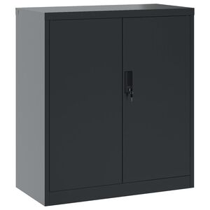 vidaXL File Cabinet | Anthracite | Powder-coated steel | Medium | File Cabinet