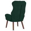 vidaXL Armchair Dark Green 69 x 74 x 93 cm Velvet