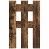 vidaXL Wall-Mounted Coat Rack Wall-mounted Smoked oak 65 x 3 x 100 cm