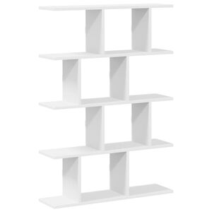 vidaXL Wall Cube Shelf 12 Compartments White Engineered Wood