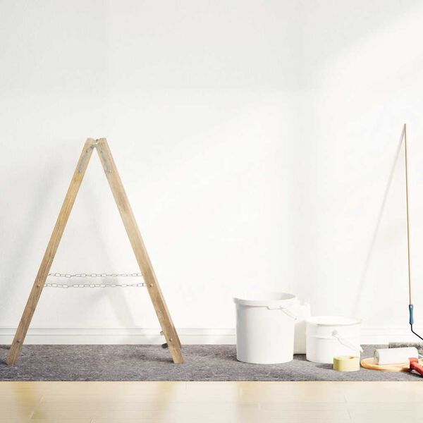 vidaXL Non-slip Painter Fleece 25 m 180 g/m&sup2; Grey