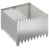 vidaXL Lawn Edging 60 x 60 x 35 cm Steel Silver