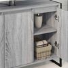 vidaXL Bathroom Cabinet Grey Sonoma 90 x 30 x 60 cm Engineered Wood