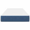 vidaXL Bed Mattress with Mattress Blue 90 x 190 cm Fabric